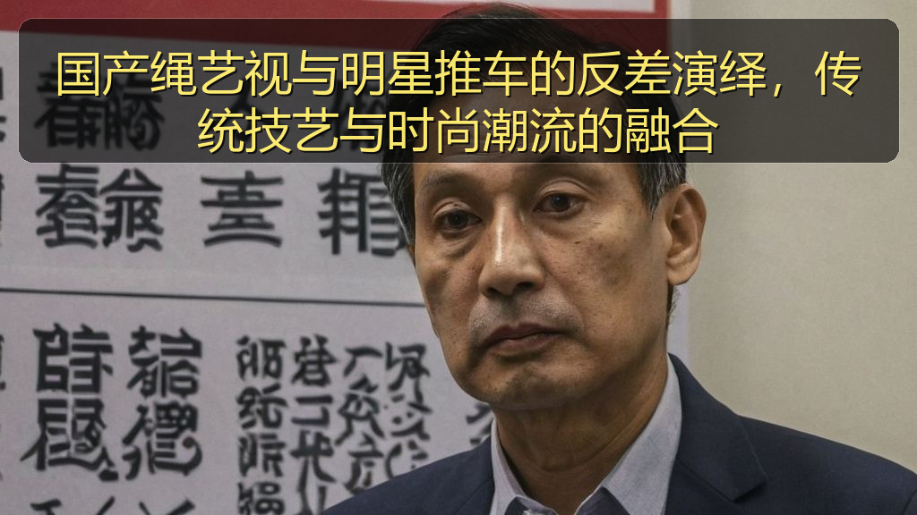 国产绳艺视与明星推车的反差演绎，传统技艺与时尚潮流的融合